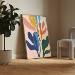 Frame on Floor Mockup