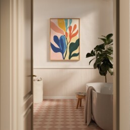 Bathroom Frame Mockup Photoshop